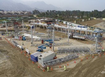 Ampliación Tramo Norte del Metropolitano: Alcalde de Lima supervisó construcción de nuevo patio taller