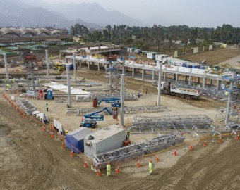 Ampliación Tramo Norte del Metropolitano: Alcalde de Lima supervisó construcción de nuevo patio taller