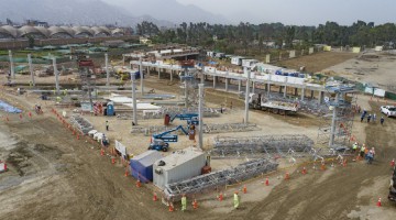 Ampliación Tramo Norte del Metropolitano: Alcalde de Lima supervisó construcción de nuevo patio taller