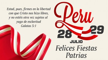Felices Fiestas Perú