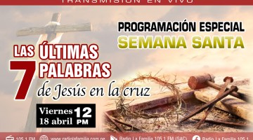 Programación Especial por Semana Santa